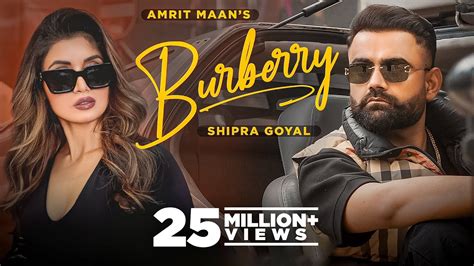 mr burberry video song|new punjabi song amrit maan.